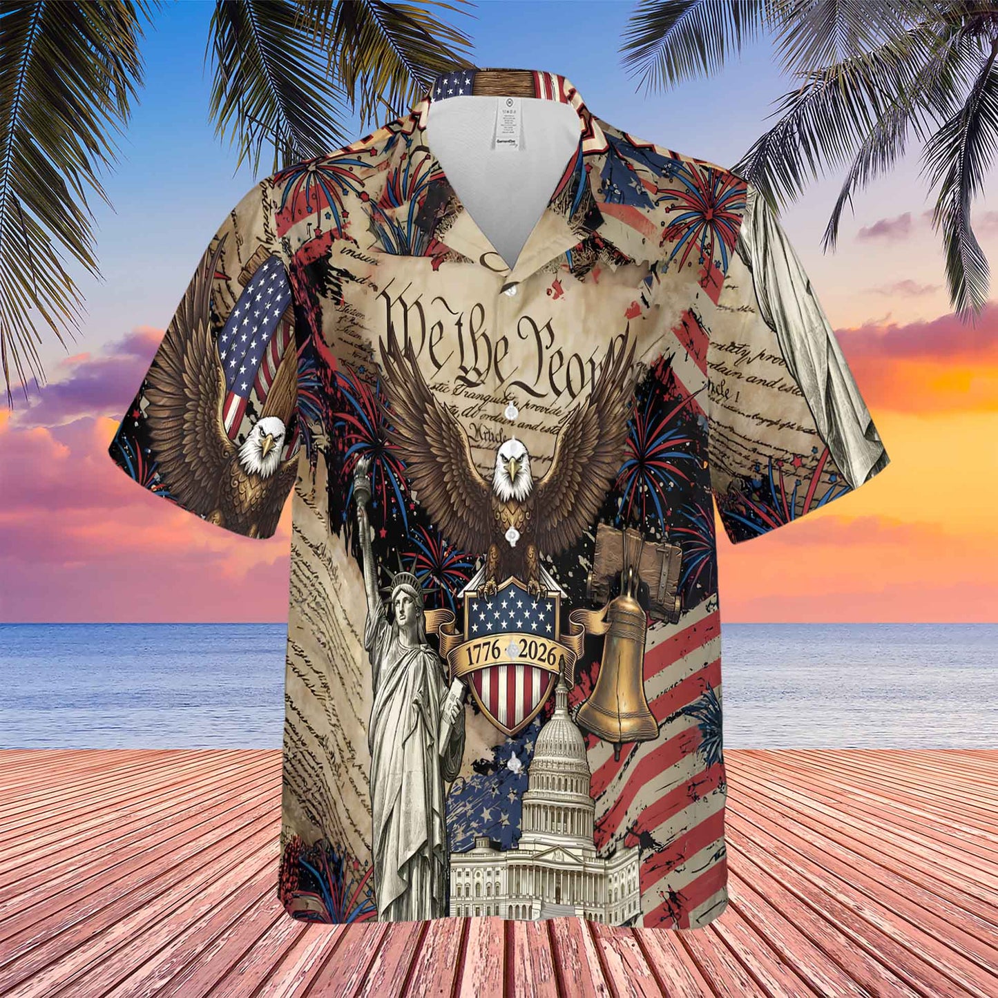 🔥Last Day 66% Off - 250 Years Faith And Freedom Hawaiian Shirt | US 1776–2026 Hawaiian Shirt |  America AOP Hawaiian Shirt 684225