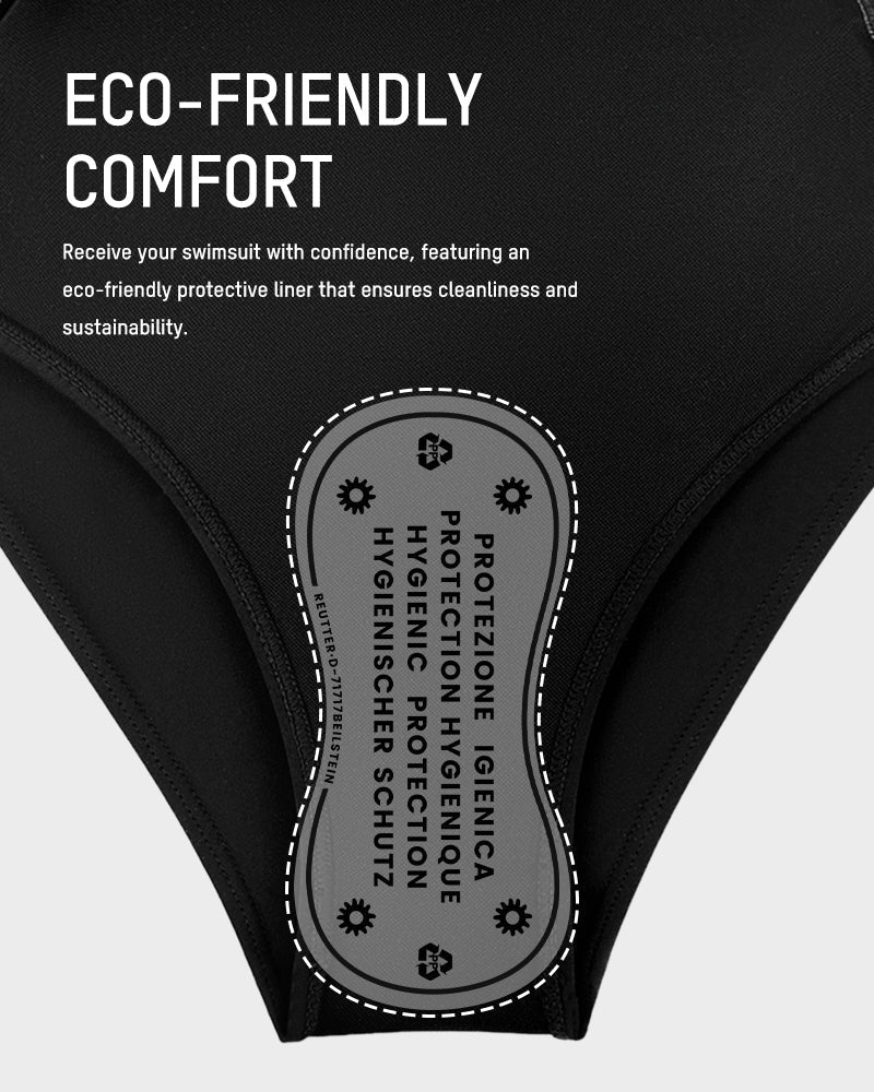 Women's One Piece Flattering Cheeky High Cut Out Cute Swimsuit