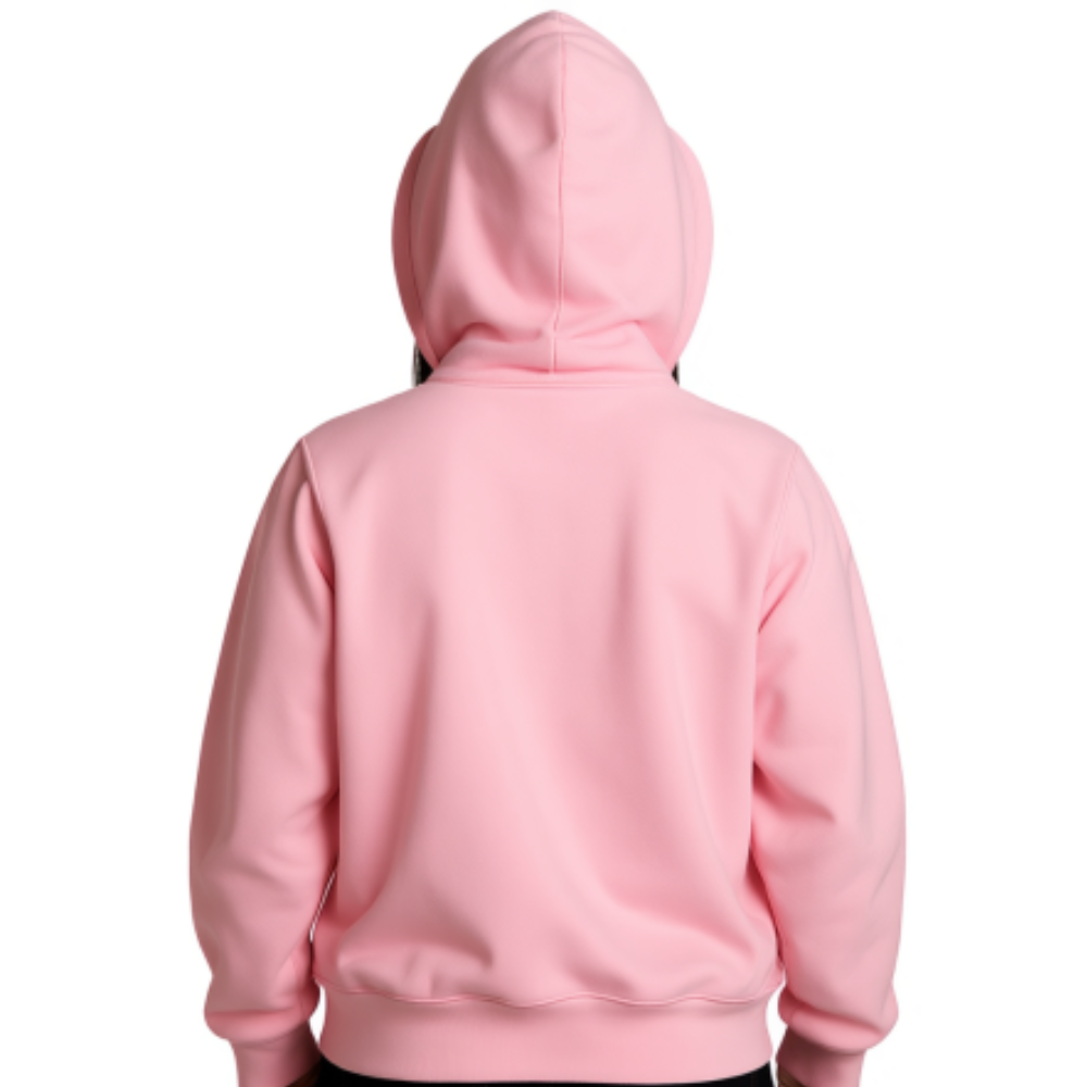 Airplane Model Travel Hoodie Eye Mask Built in Long Sleeve Oversized Sweatshirt