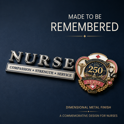 250th Anniversary Nurse Metal Emblem