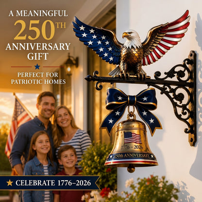 🇺🇸 Ring in the Semiquincentennial: 1776-2026 "Spirit of Liberty" Eagle Bell