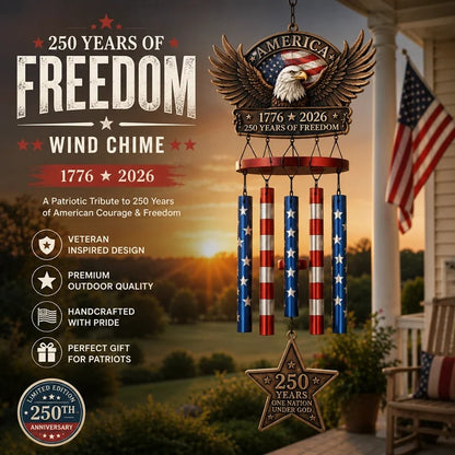 🔥Last Day 49% OFF -250 Years of FreedomTM Commemorate Wind Chime