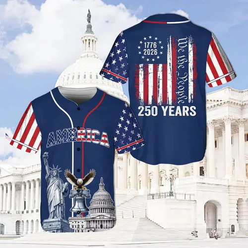 🔥Last Day 65% OFF-🎖️🇺🇸 250 Years Baseball Jersey – Celebrate the Semiquincentennial in Style