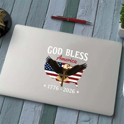 🦅 God Bless America: 2026 Semicentennial Sticker