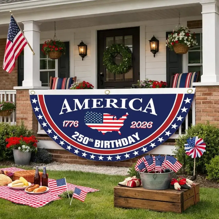Veteran Made - USA 250 YEARS COMMEMORATIVE BANNER