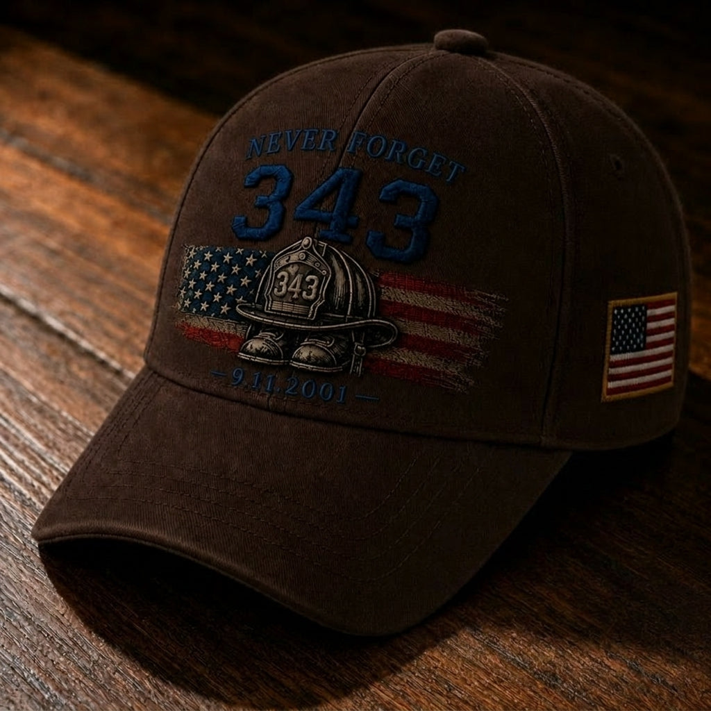 🔥Last Day 49% OFF🔥 - 🧢Never Forget 343 Memorial Cap 🎁