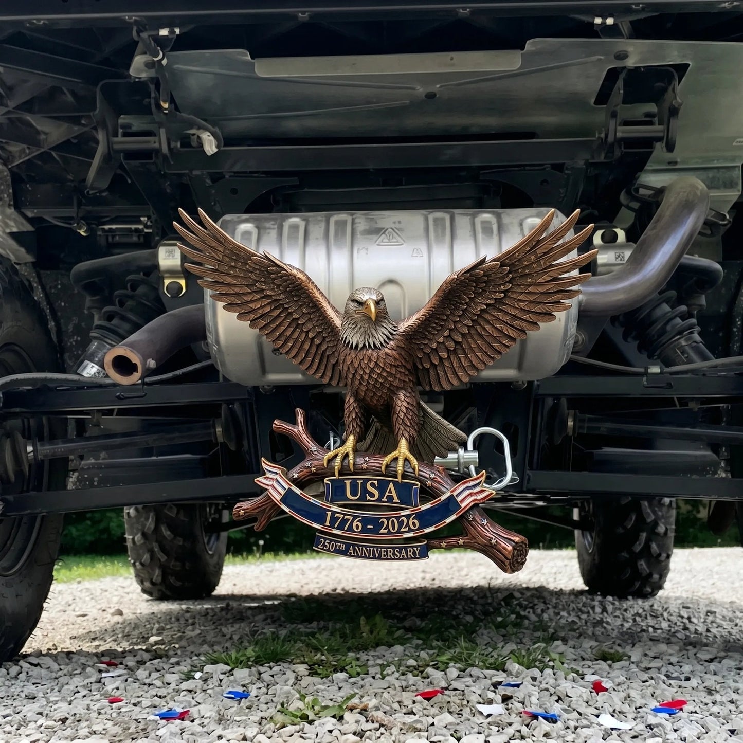 ⚡️Independence Day 50% OFF- 🦅 USA 250th Anniversary Eagle Trailer Hitch – A Legacy of Freedom on the Road