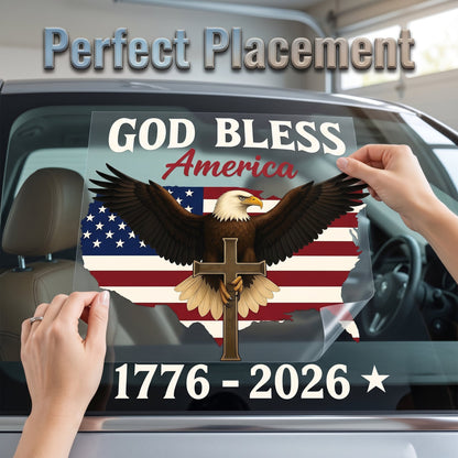 🦅 God Bless America: 2026 Semicentennial Sticker