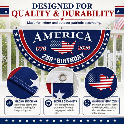 Veteran Made - USA 250 YEARS COMMEMORATIVE BANNER