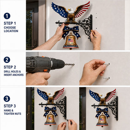 🇺🇸 Ring in the Semiquincentennial: 1776-2026 "Spirit of Liberty" Eagle Bell