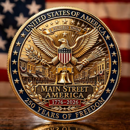 Main Street America 1776–2026 250th Anniversary Commemorative Coin