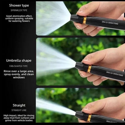 High-Pressure Car Wash Water Gun - Booster Nozzle & Hose for Gardening & Washing