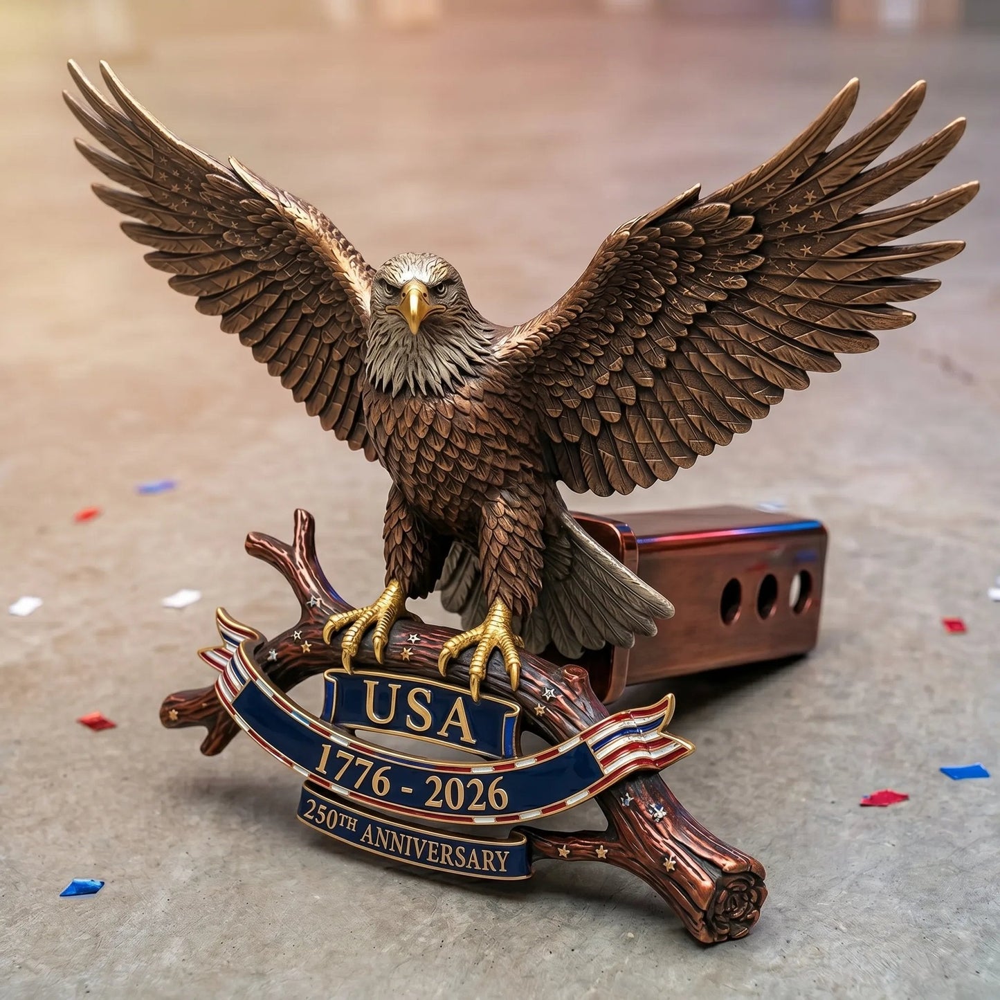 ⚡️Independence Day 50% OFF- 🦅 USA 250th Anniversary Eagle Trailer Hitch – A Legacy of Freedom on the Road