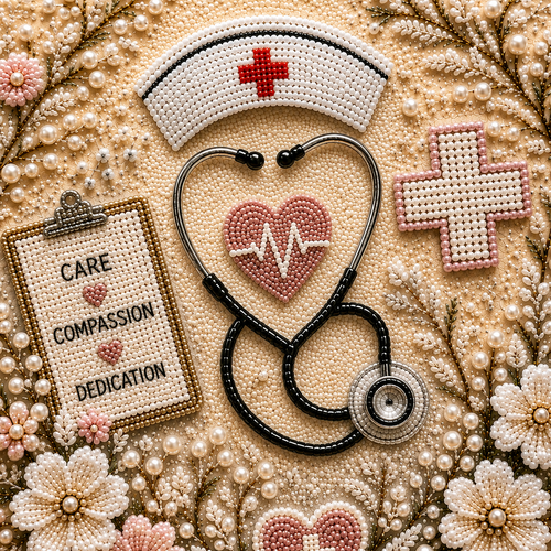 📈🔥2026 Top Picks👩‍⚕️ Nurse Pearl Art DIY Kit