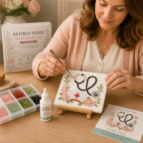 👩‍⚕️ Retired Nurse Sea Glass Art Kit