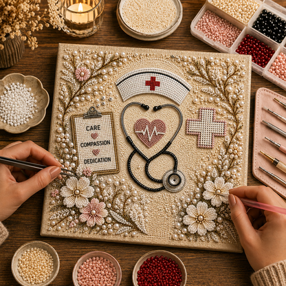 📈🔥2026 Top Picks👩‍⚕️ Nurse Pearl Art DIY Kit