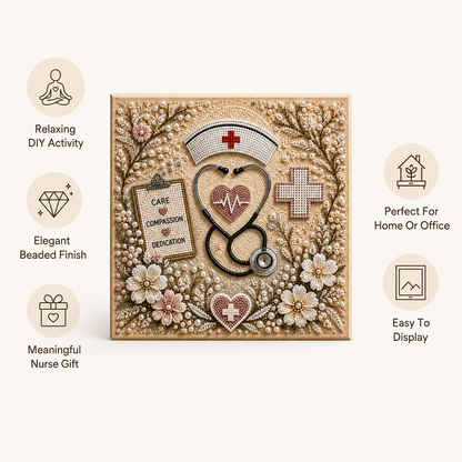 📈🔥2026 Top Picks👩‍⚕️ Nurse Pearl Art DIY Kit