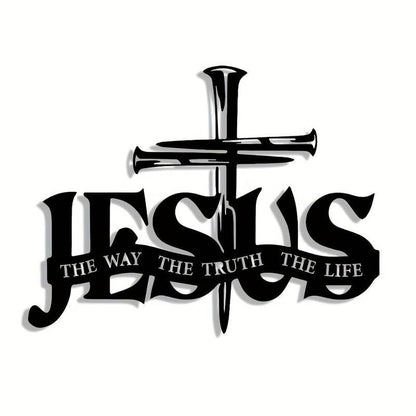 ✝️ Vintage Metal Cross Wall Art 🏡✨ Includes Nails