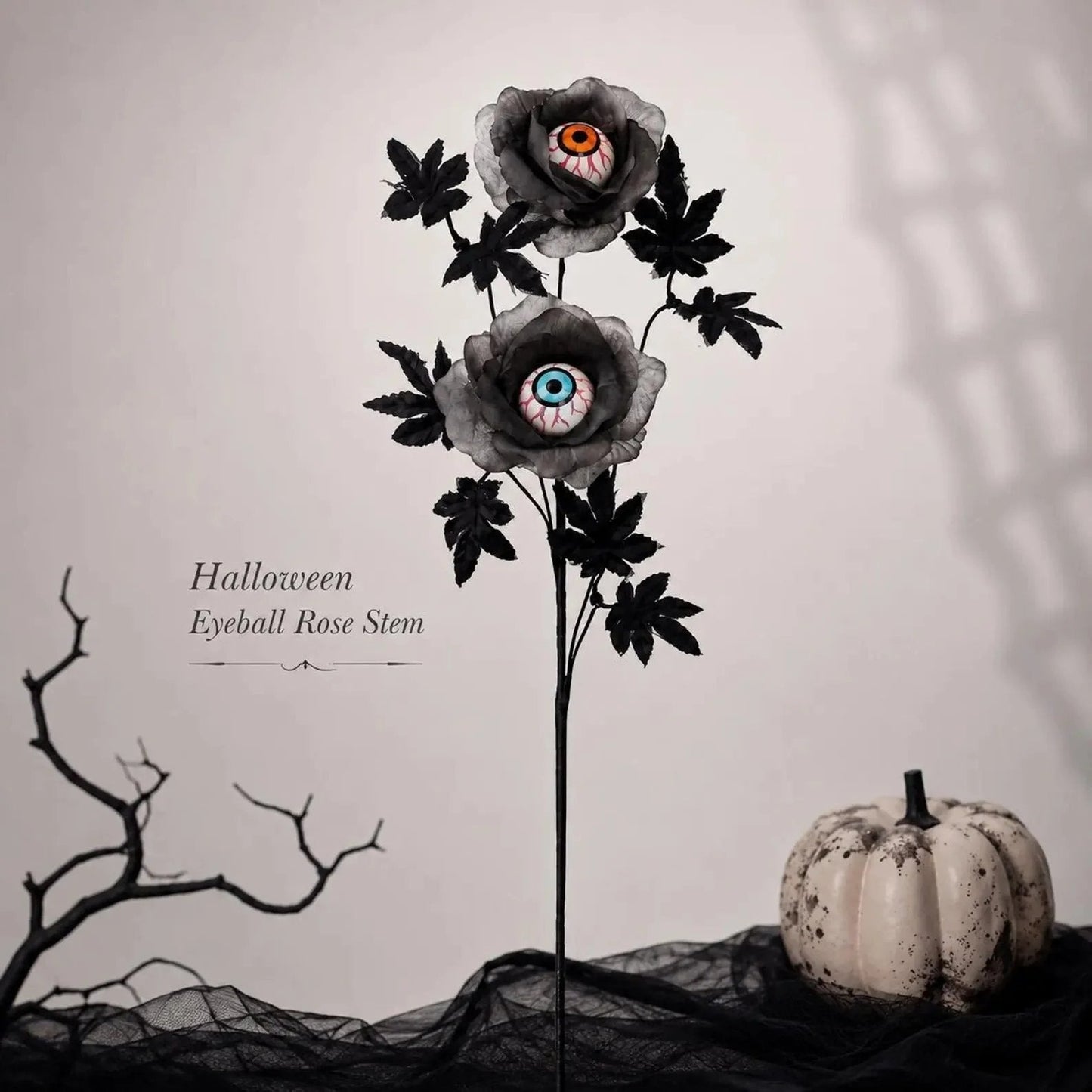👁️✨ Dark Gothic Rose Decor – A Spooky Halloween Statement Piece for Your Home