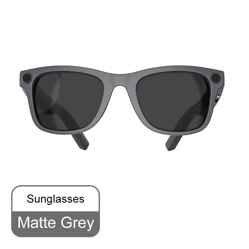 Smart Audio Glasses with HD Camera Bluetooth Wireless Open Ear Sound Anti Blue Light Outdoor