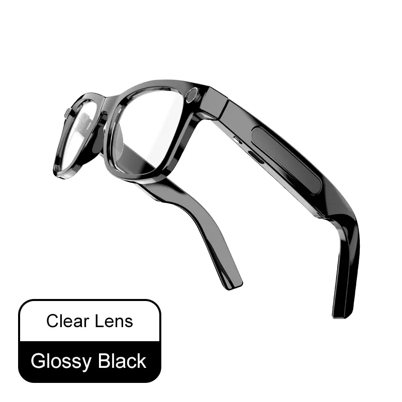 Smart Audio Glasses with HD Camera Bluetooth Wireless Open Ear Sound Anti Blue Light Outdoor