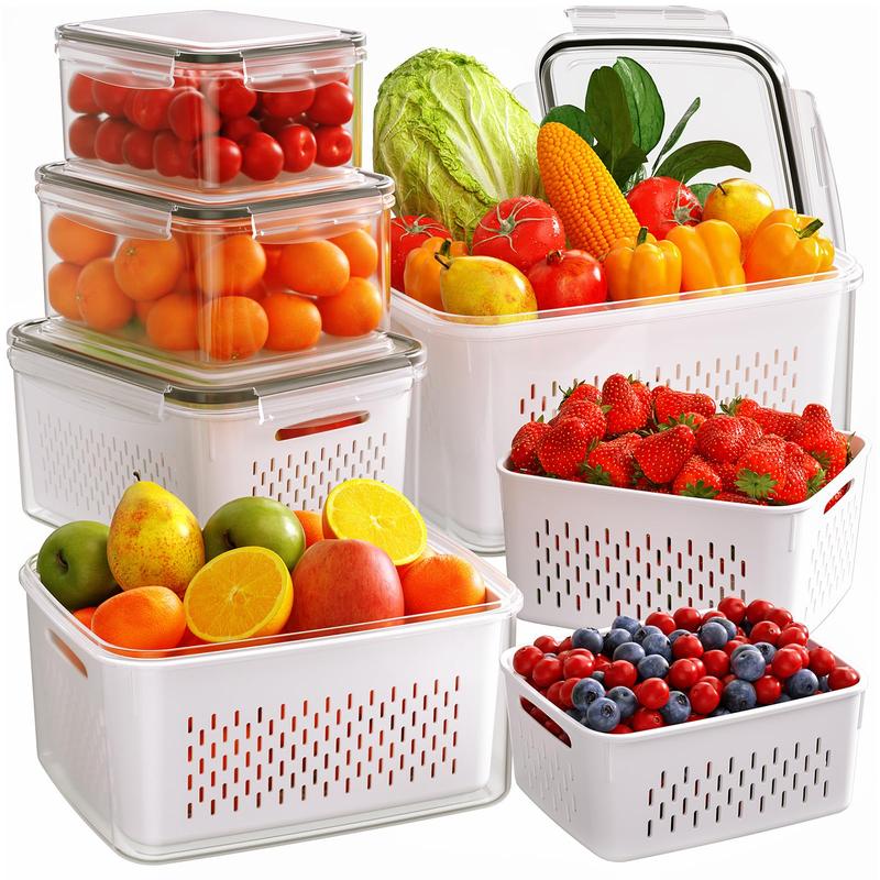 Shewater™ Fruit & Vegetable Storage Box Set (4-Count)