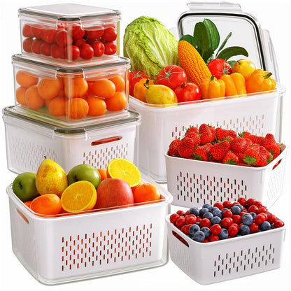 Shewater™ Fruit & Vegetable Storage Box Set (4-Count)