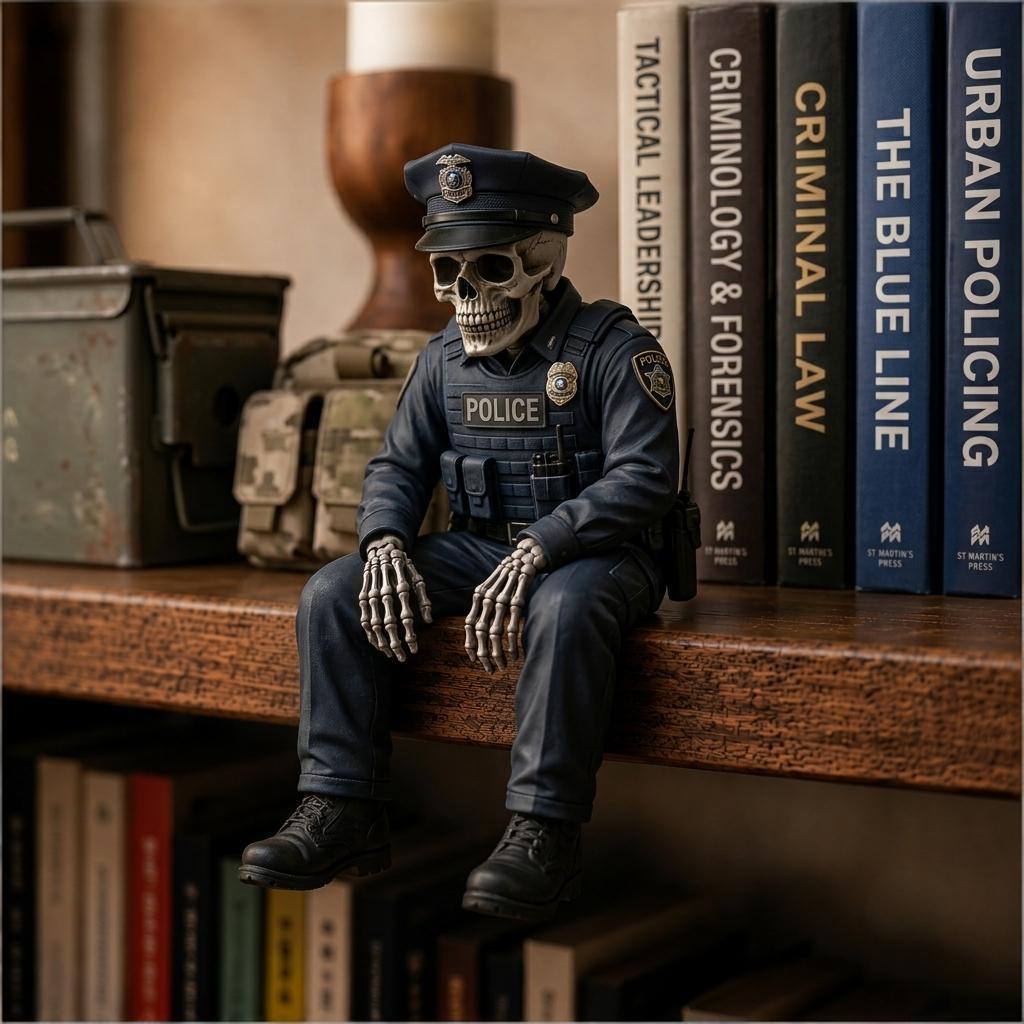 💀Firefighter Skeleton Shelf Sitter