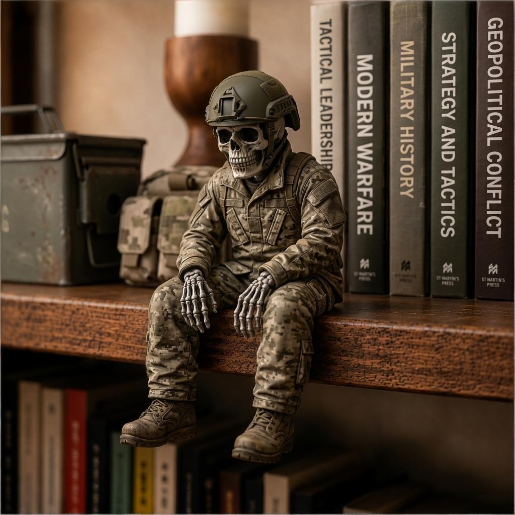 💀Firefighter Skeleton Shelf Sitter