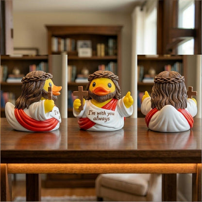 Jesus Duck Figurine – A Heartwarming Reminder of Faith, Hope & God's Presence