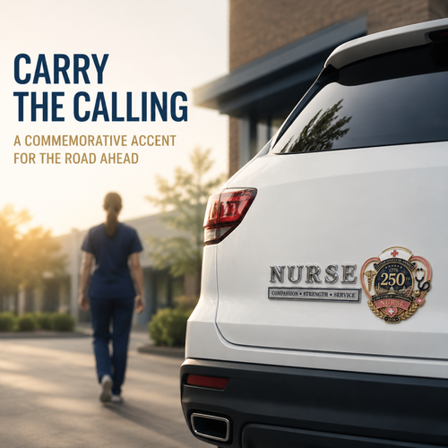 250th Anniversary Nurse Metal Emblem