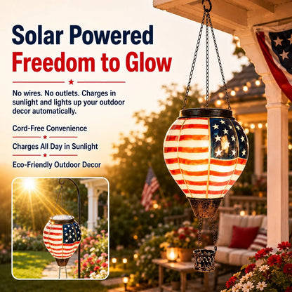 🎆 250th Anniversary Solar Hot Air Balloon Lantern | Patriotic Edition