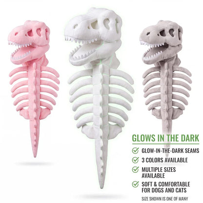 Glow-in-the-Dark Dinosaur Skeleton Pet Costume 🦖💚