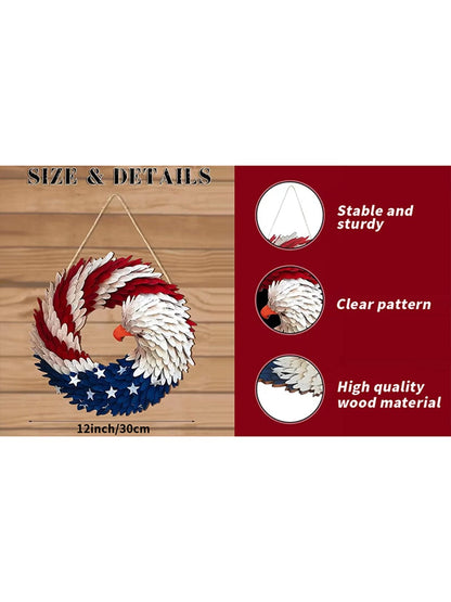 Honor 250 Years Of American Sacrifice And Freedom—Glosritystore Brave Wings Wreath For Your Door