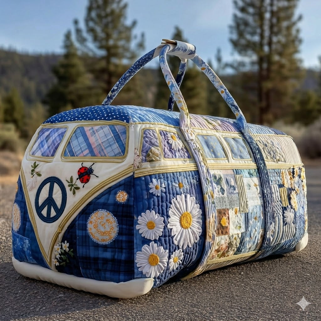 🔥LAST DAY 50% OFF-Hippie Van Quilted Duffle Bag✨