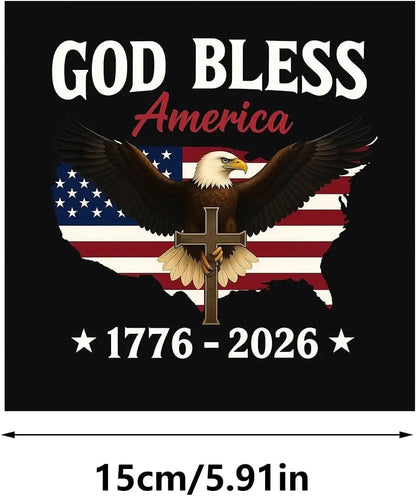 🦅 God Bless America: 2026 Semicentennial Sticker