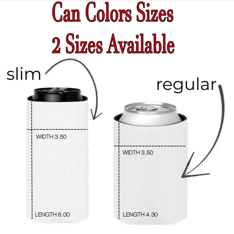 🇺🇸 Personalized United States 250th Anniversary Can Coolers | Custom Family July 4th Party Favors & Keepsakes