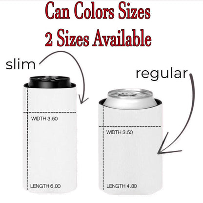 🇺🇸 Personalized United States 250th Anniversary Can Coolers | Custom Family July 4th Party Favors & Keepsakes