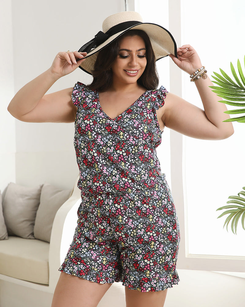 Built-in Bra Swim Romper