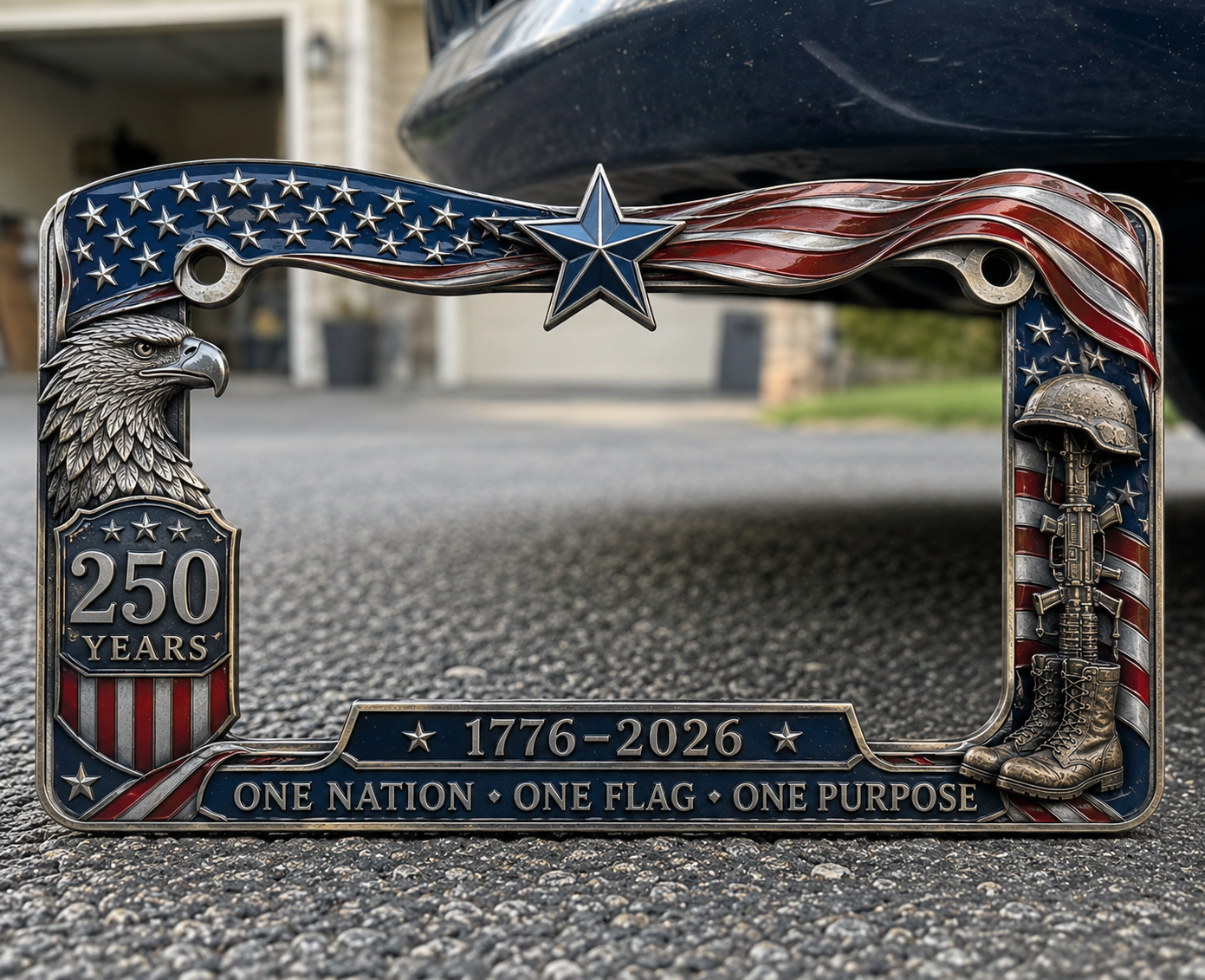 🗽LAST DAY 49% OFF-🦅250th Anniversary Commemorative License Plate Frame