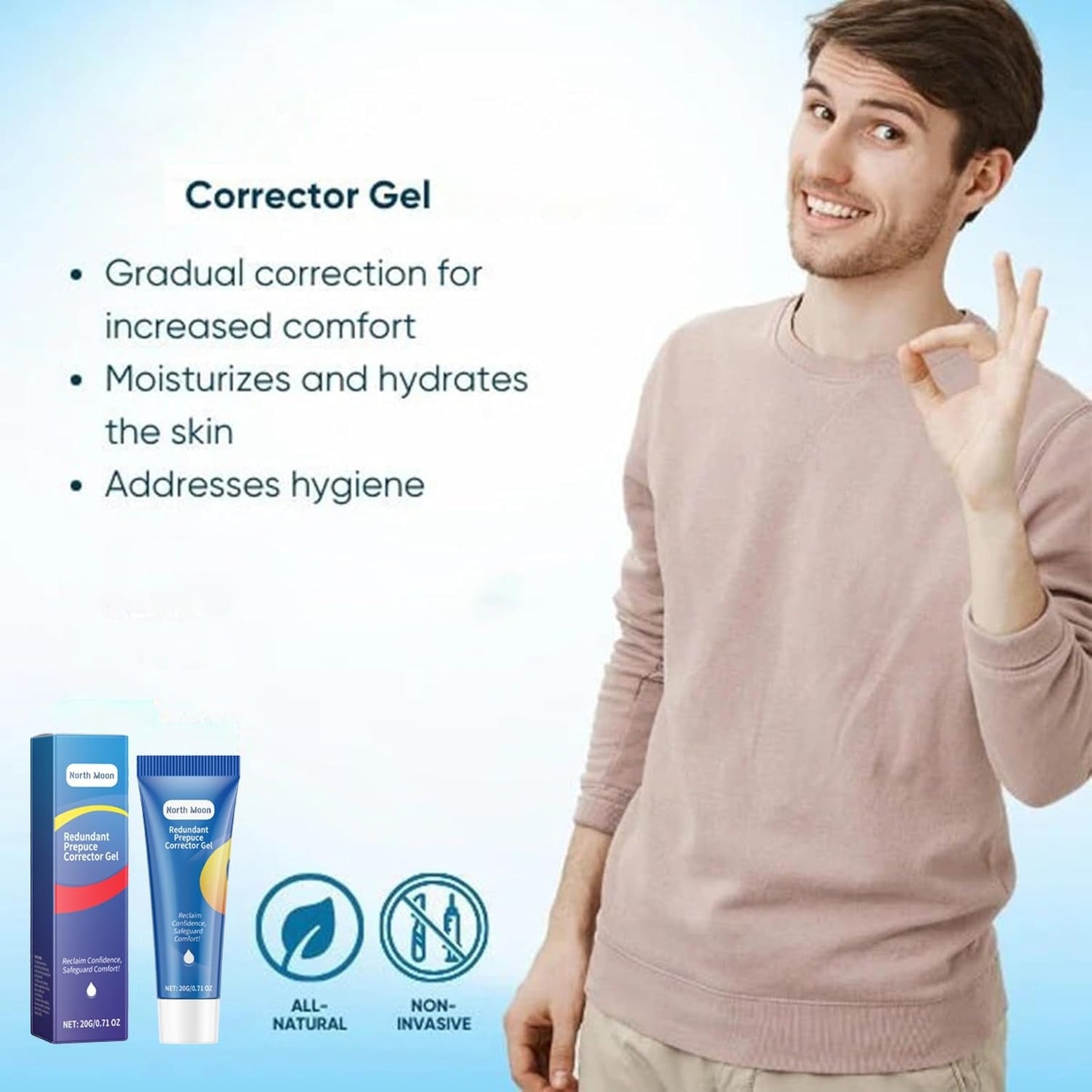 Gentle Foreskin Corrector Gel – Soothing, Natural Relief