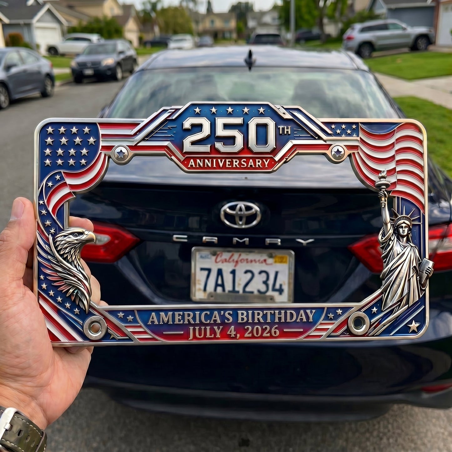 🗽LAST DAY 49% OFF-🦅250th Anniversary Commemorative License Plate Frame