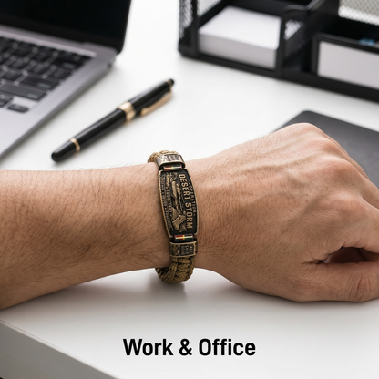 🇺🇸 Last Day Promo: 65% OFF 🎖️Operation Desert Storm Veteran Paracord Bracelet