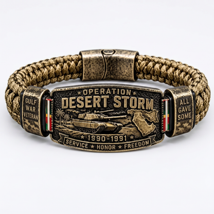 🇺🇸 Last Day Promo: 65% OFF 🎖️Operation Desert Storm Veteran Paracord Bracelet