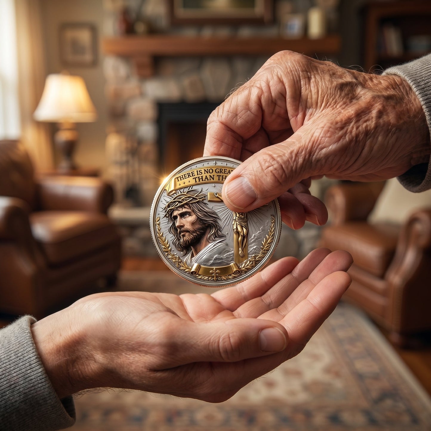 ✝️“No Greater Love” Resurrection Commemorative Coin
