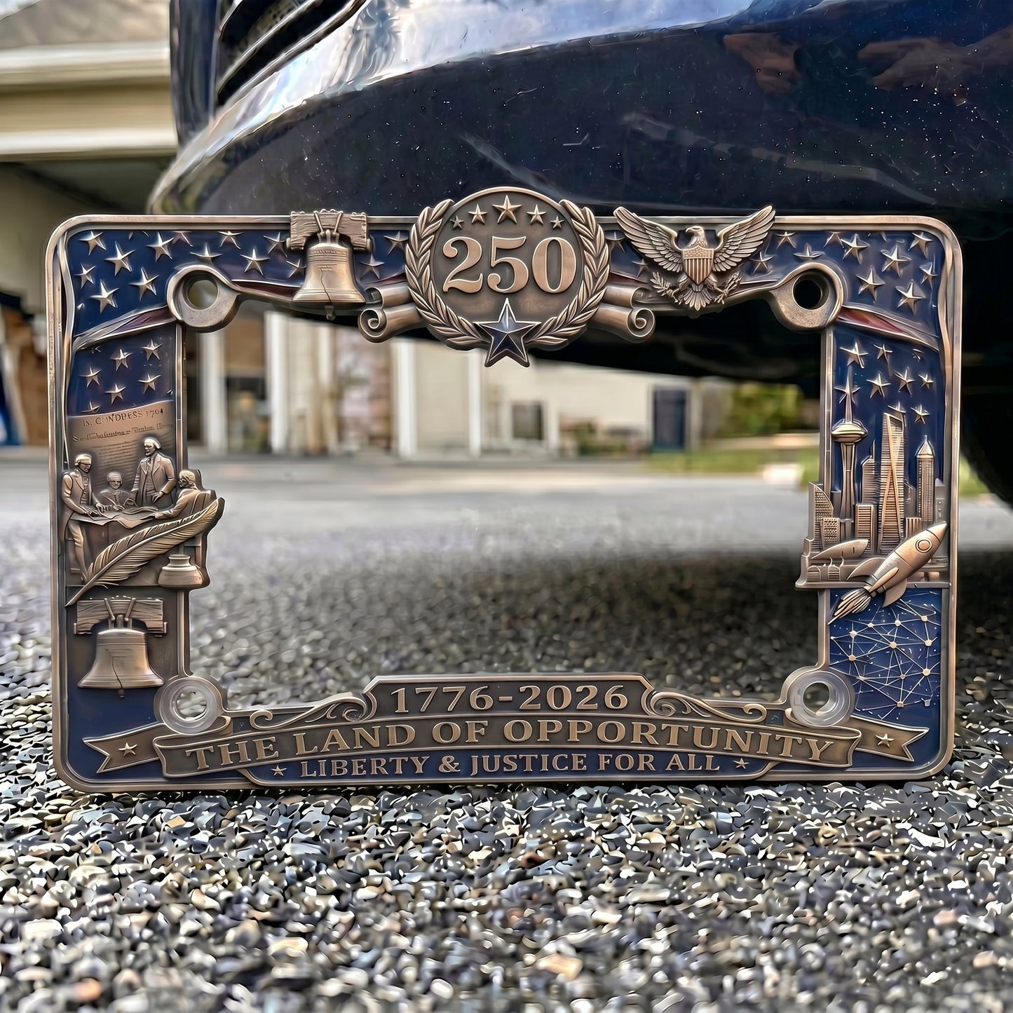 🗽LAST DAY 49% OFF-🦅250th Anniversary Commemorative License Plate Frame