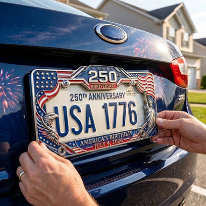🗽LAST DAY 49% OFF-🦅250th Anniversary Commemorative License Plate Frame