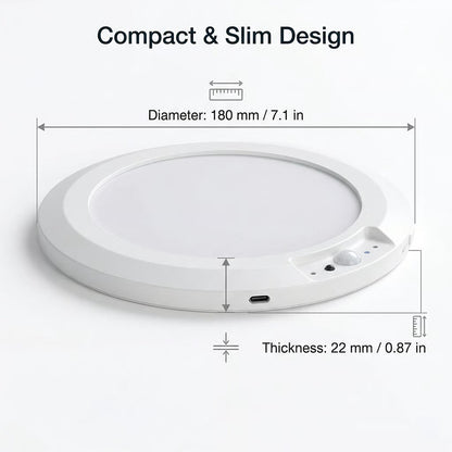 💡 Rechargeable Motion Sensor Ceiling Light with Remote