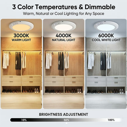 💡 Rechargeable Motion Sensor Ceiling Light with Remote