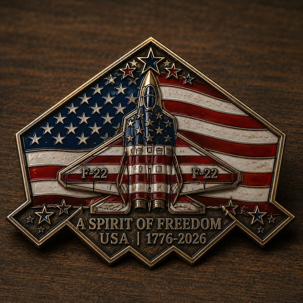 ✈️F-22 "Raptor" Fighter Aircraft Alien Commemorative Coin🌟